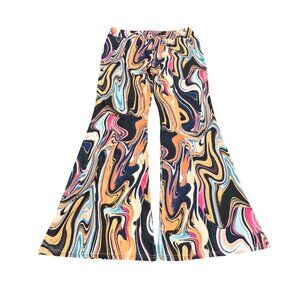 No Boundaries Pants Junior Girls XXXL (21) Marble Swirl Pull-On Stretch